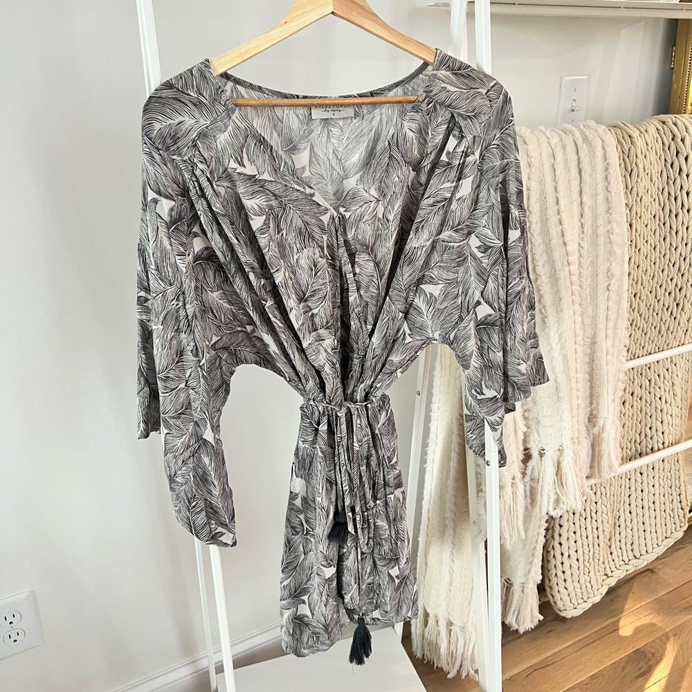 Palm Print Romper